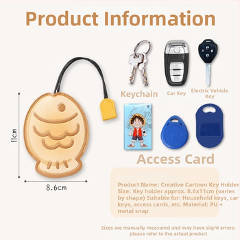 Kutija za ključeve s motivom životinje, PU materijal, zaštita od krađe, vodootporna, otporna na habanje