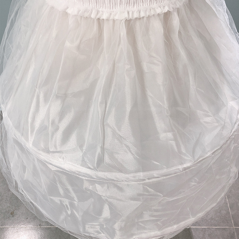 Dječja princeza haljina s kratkom puff suknjom i prilagodljivom podstavom; brend Dancing Fairy; dobna skupina: odrasli; vjenčani stil: kratak; konstrukcija: dvostruki čelični prstenovi, jednostruko vlakno