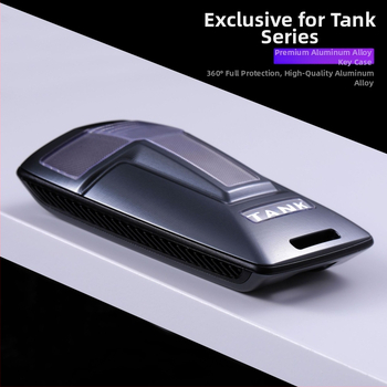 Obal na kľúče Tank 300/ Tank 500 - GARCHING, hliníková zliatina, luxusný štýl, model J-V, prispôsobiteľné spracovanie