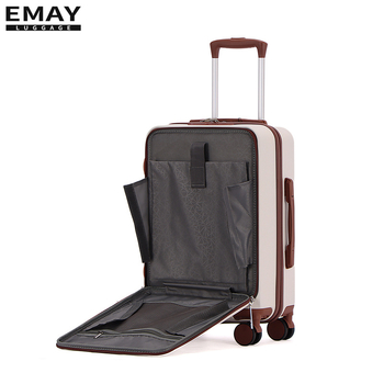 ABS tvrdi kovčeg s prednjim otvaranjem, kapacitet 36–55 L, 3-djelni set, mat završetak, univerzalni kotačići, zaključavanje kodom, vodootporan, zaštita od krađe