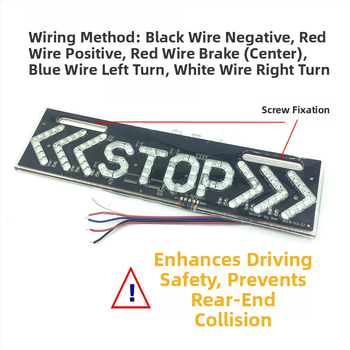 LED zadné svetlo na motocykel, 8W, 12V, 5000 lm