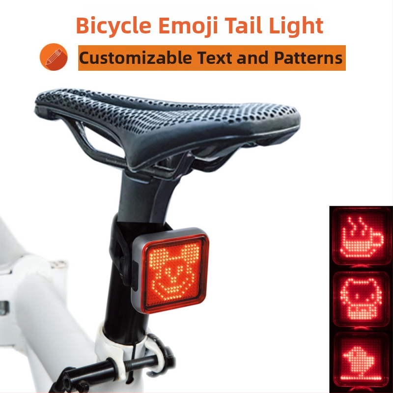 Zadné svetlo na bicykel s vysokou jasnosťou LED, inteligentný brzdový senzor, nabíjateľné, pre horské aj cestné bicykle, základňa vo forme oblúka