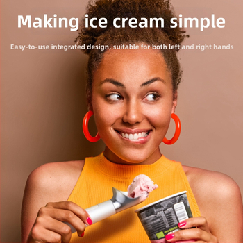 Загряваща лъжичка за сладолед, цинкова сплав, електрическо нагряване, дръжка за домашна употреба, модерен минималистичен дизайн