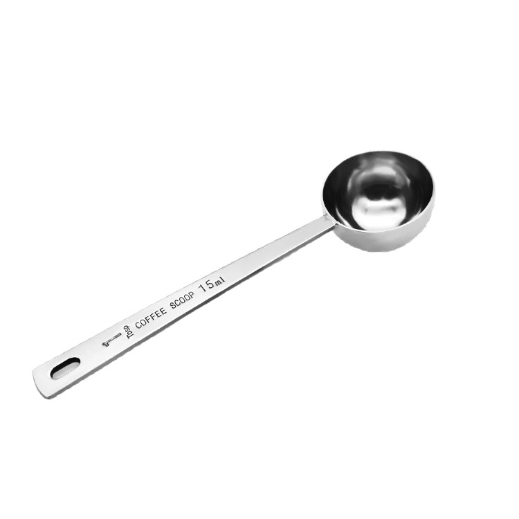 304 rozsdamentes acél sütési mérőkanál, 15 ml, vastagított tükörfény