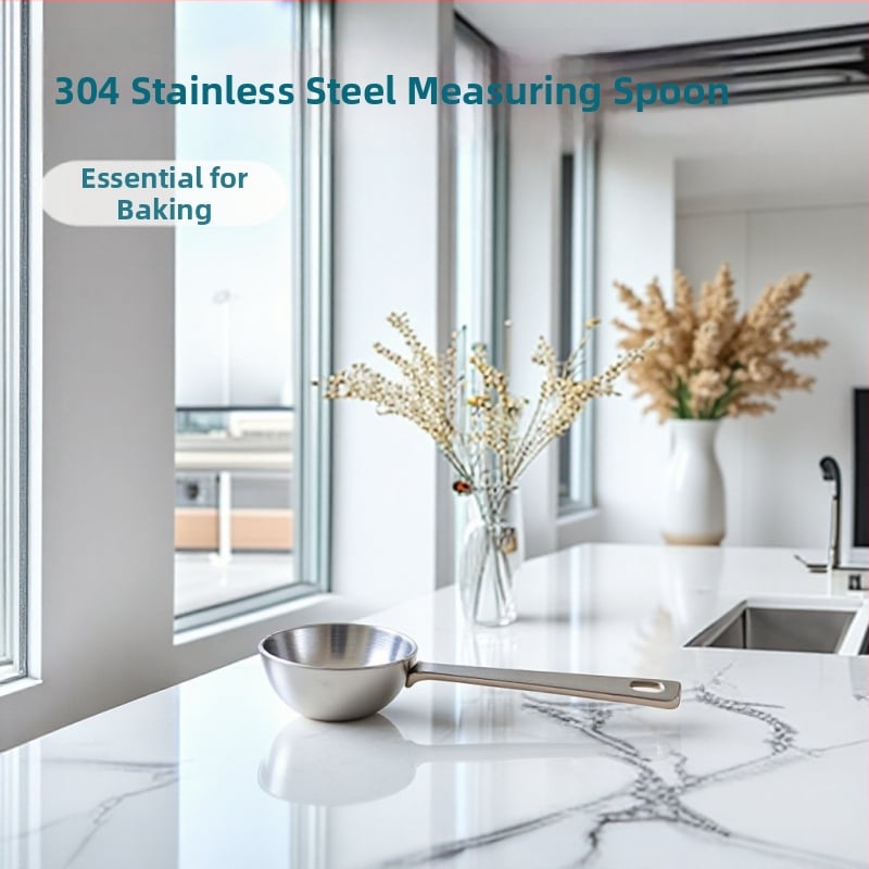 Mērīšanas karote cepšanai, 15 ml, nerūsējošais tērauds 304, biezināts spoguļfiniss