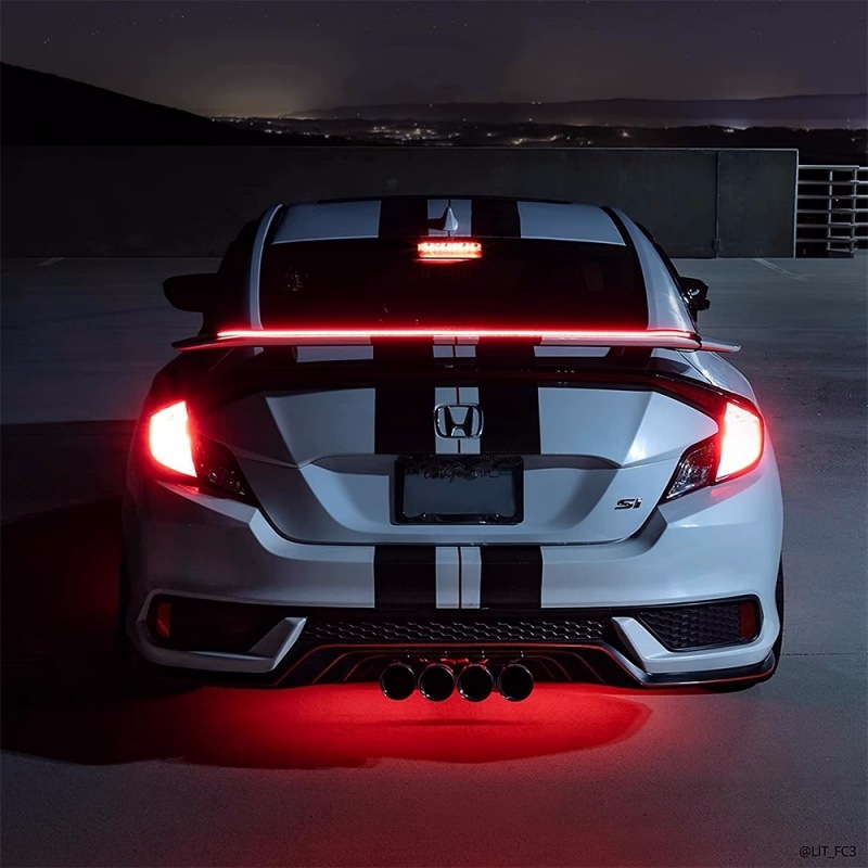 LED задна светлина за автомобил, 14W, 12V, 1400 lm, живот 50 000 ч, PVC корпус, универсална съвместимост