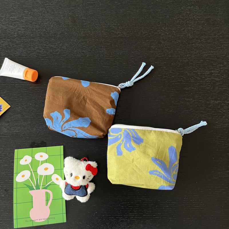 Portofel pentru monede din bumbac, unisex, pentru utilizare zilnică