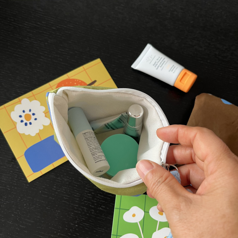 Portofel pentru monede din bumbac, unisex, pentru utilizare zilnică