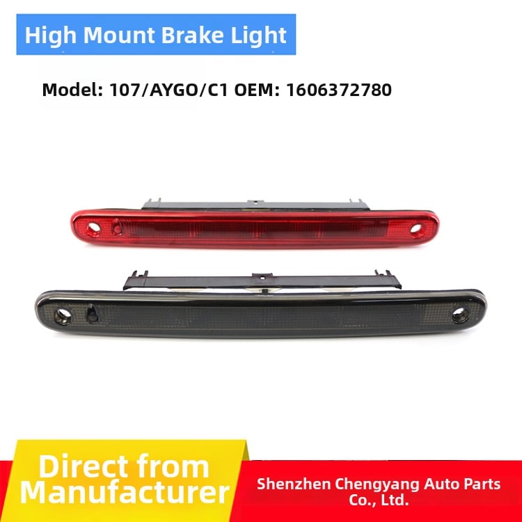 Aukštos pozicijos stabdymo žibintas Peugeot 107, Toyota AYGO ir Citroën C1 – Modelis 1606372780, Prekės ženklas Sincerity