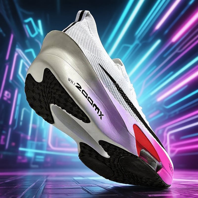 Košarkaške tenisice — Flyknit gornji dio, dvostrano mreža zračni jastuk, karbonska ploča, umjetna kratka pliš podstava, unisex