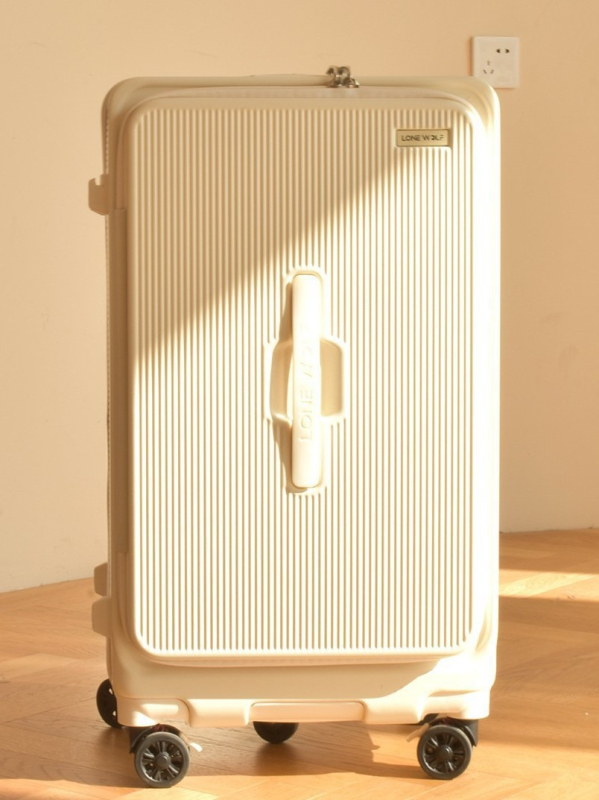 Solitary Wolf kofer s prednjim otvaranjem, TSA kombinirani zaključavanje, PC kućište, vodootporan i lagan, proširiv s odjeljkom suho/mokro