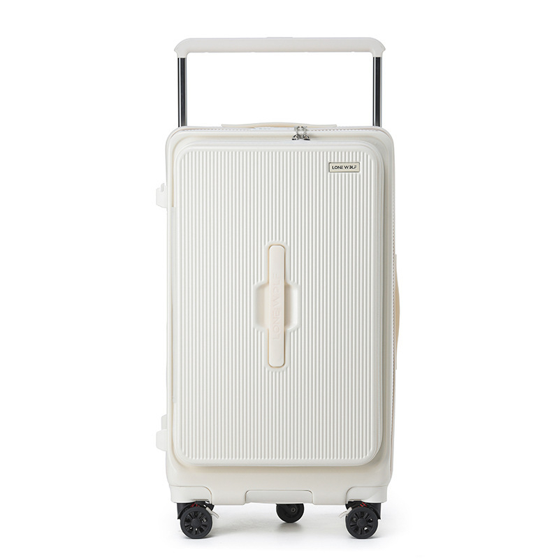 Solitary Wolf kofer s prednjim otvaranjem, TSA kombinirani zaključavanje, PC kućište, vodootporan i lagan, proširiv s odjeljkom suho/mokro