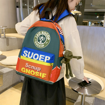 Ruksak s urbanim minimalističkim stilom, Oxford tkanina, zatvaranje na zip, unutarnja džep za prijenosno računalo, otporan na habanje