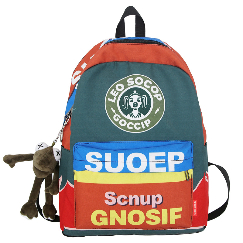 Ruksak s urbanim minimalističkim stilom, Oxford tkanina, zatvaranje na zip, unutarnja džep za prijenosno računalo, otporan na habanje