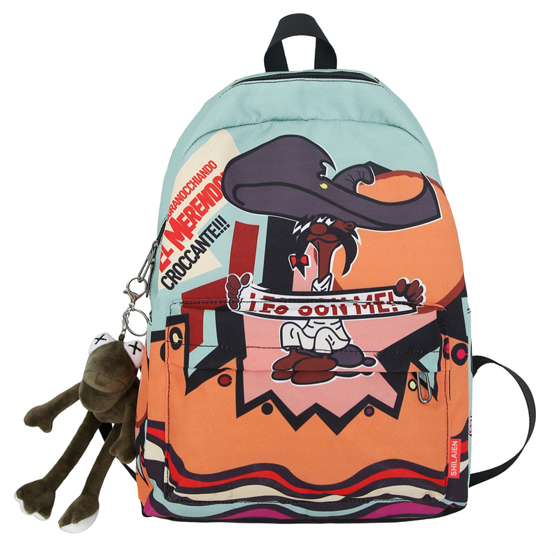 Ruksak s urbanim minimalističkim stilom, Oxford tkanina, zatvaranje na zip, unutarnja džep za prijenosno računalo, otporan na habanje