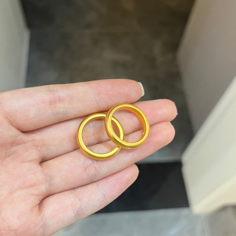 Inel geometric din aur fluviatil, placat cu electroplacare, stil lux ușor, podoabă pentru mână unisex