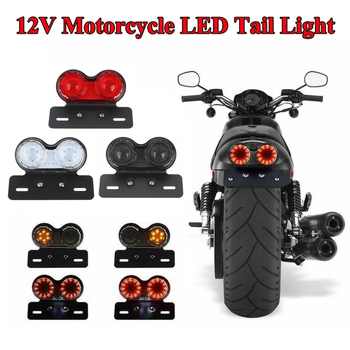 LED stražnje svjetlo za motocikl, 5W, 12V, model 2038, metal + plastika