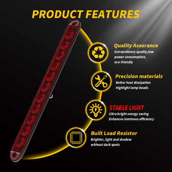 LED stražnje svjetlo za kamione, model T15, 12V, LED izvor, ABS kućište