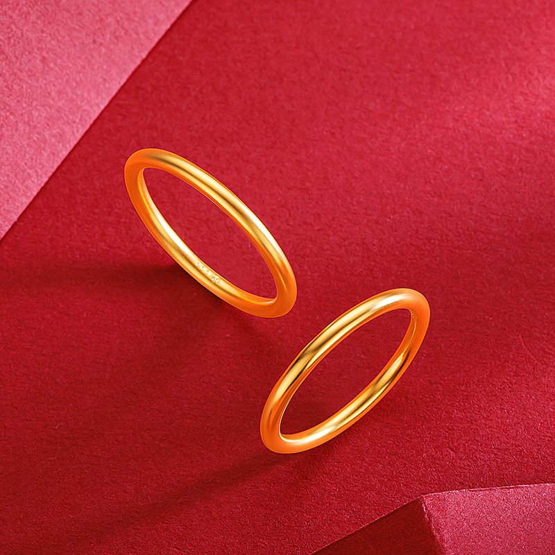 Prsten pozlaćen mesingom, motivi srca i zodijaka, elektroplatiranje, ženski retro stil