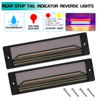 LED задно осветление за тежки превозни средства — трицветно светлинно ръководство, 147 LED, модел YLF-008/YLF-009, 2835SMD, 12-30V, 3W