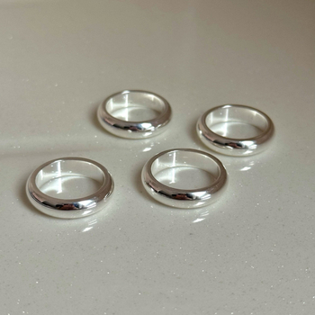 Taiya S925 strieborný geometrický prsteň pre ženy, INS štýl, elektroplátovaný, zimná kolekcia 2024