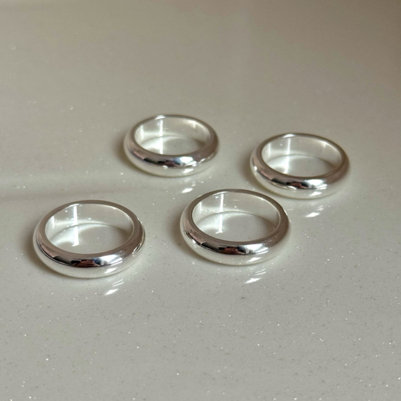 Taiya S925 strieborný geometrický prsteň pre ženy, INS štýl, elektroplátovaný, zimná kolekcia 2024