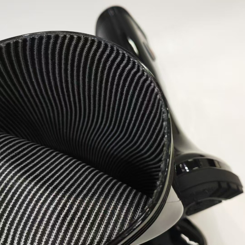 Ženske debele visoke čizme za kišu s PVC gornjim dijelom, visokim nadkoljenim, jednokomponentna lijevana konstrukcija, niski potpetica 1–3 cm, pogodne za sve sezone