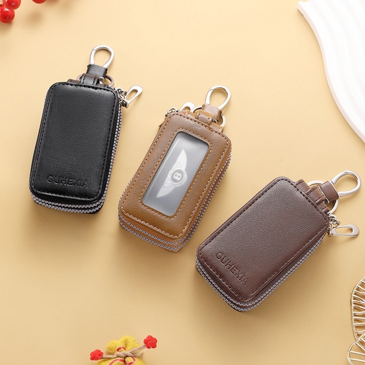 Torba za ključeve, unisex, PU koža, sintetička podstava, vodootporna, velika zapremina, višefunkcijski zatvarač