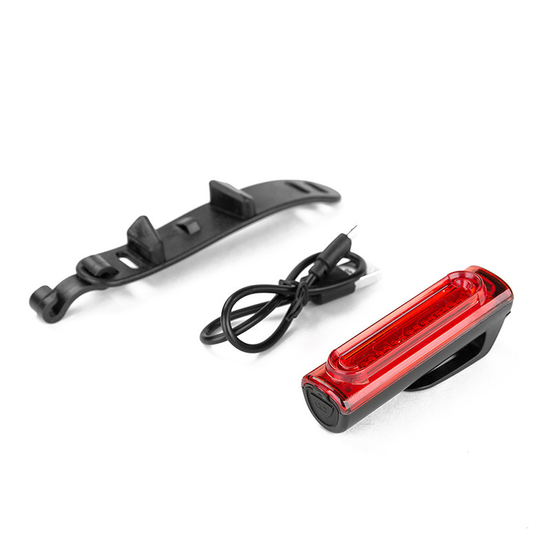 Tuliao USB LED stražnja svjetiljka za bicikl – za planinske i cestovne bicikle, sa svjetlom kočnice i upozoravajućim svjetlom