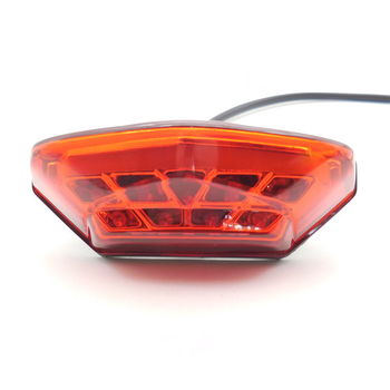 LED stražnje svjetlo za BMW motocikl s integriranom lampom za tablicu, CH-2067B, 12V, 0,3–1 A, 80 000 lm, 6000K