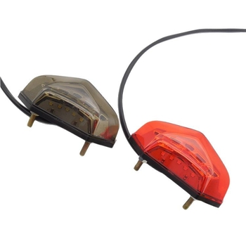 LED stražnje svjetlo za BMW motocikl s integriranom lampom za tablicu, CH-2067B, 12V, 0,3–1 A, 80 000 lm, 6000K