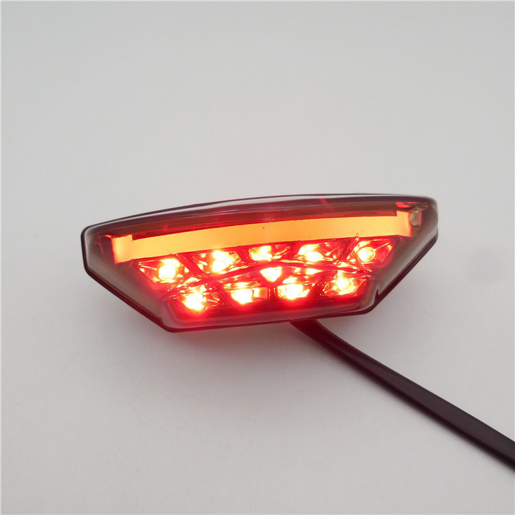 LED stražnje svjetlo za BMW motocikl s integriranom lampom za tablicu, CH-2067B, 12V, 0,3–1 A, 80 000 lm, 6000K