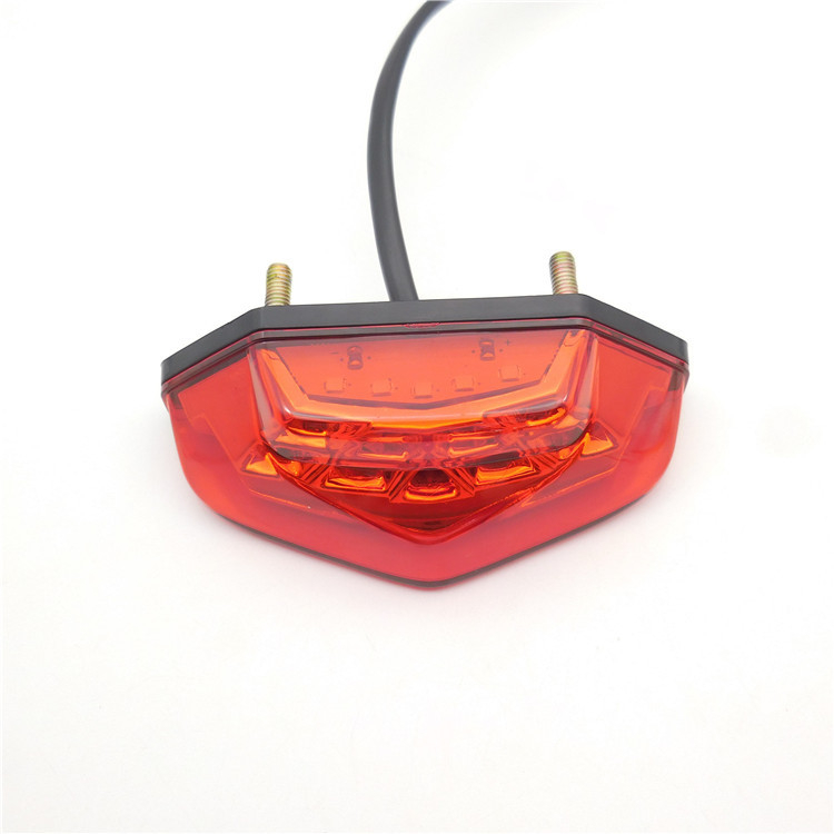 LED stražnje svjetlo za BMW motocikl s integriranom lampom za tablicu, CH-2067B, 12V, 0,3–1 A, 80 000 lm, 6000K