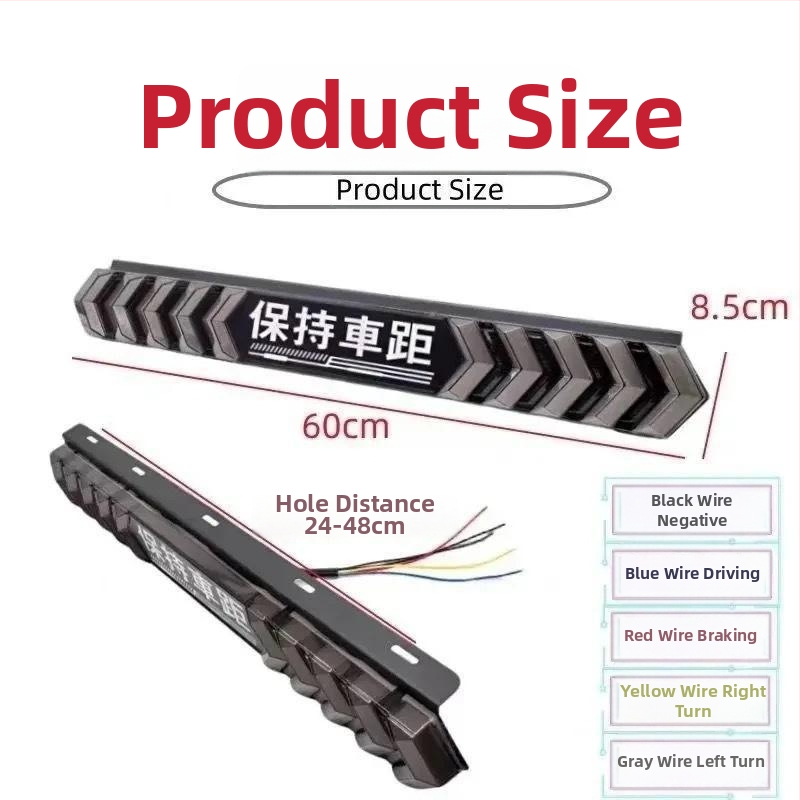 LED tagatuledega Devil's Eye – mitmefunktsiooniline, mitmevärviline vilkumine tagurdus- ja pidurituledele (Tüüp: LED-lamp; Ühilduvad mudelid: 1; Rakendatav)