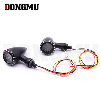 Мотоциклетна 3-в-1 поворотна светлина и LED стоп-светлина, HP-Z014, 12V, алуминиева сплав