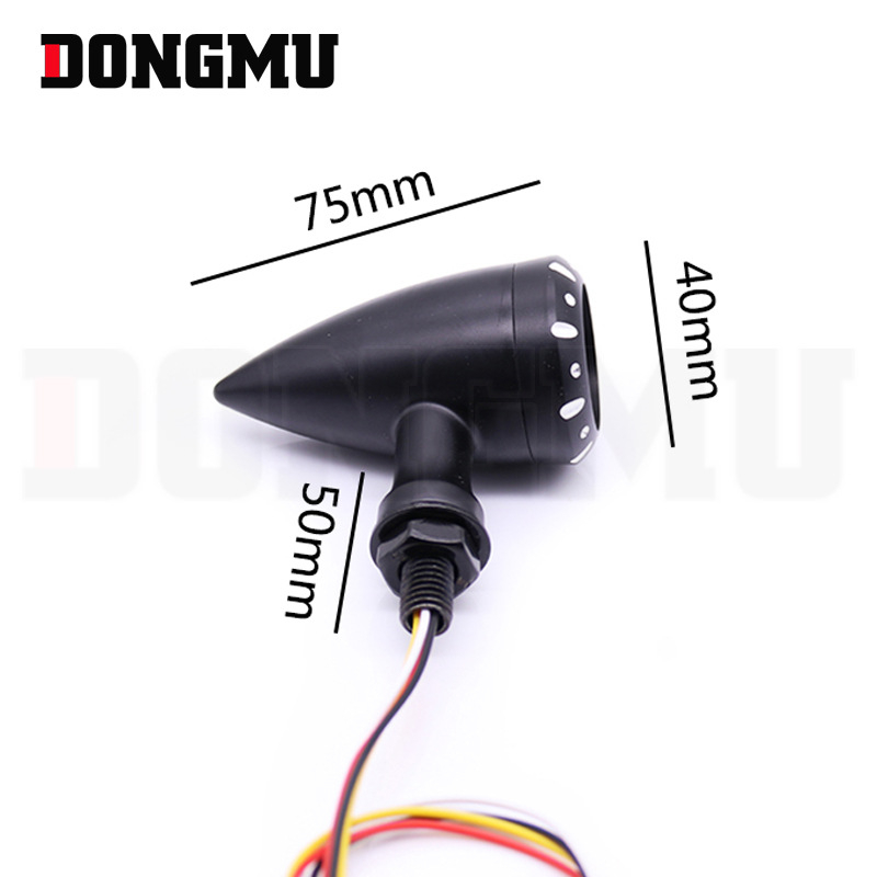 Мотоциклетна 3-в-1 поворотна светлина и LED стоп-светлина, HP-Z014, 12V, алуминиева сплав