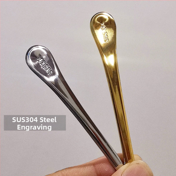 Šaukštas su ilgu koteliu, 304 nerūdijantis plienas, veidrodinis poliravimas, kūrybinio nuotaikos stilius, komerciniam naudojimui