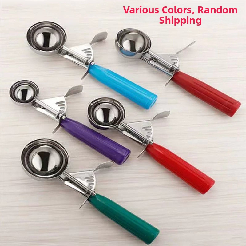 Zmrzlinová lyžička a formovač guličiek, nerezová oceľ, zrkadlové leštenie, pre deti, Clivia, súkromná značka k dispozícii