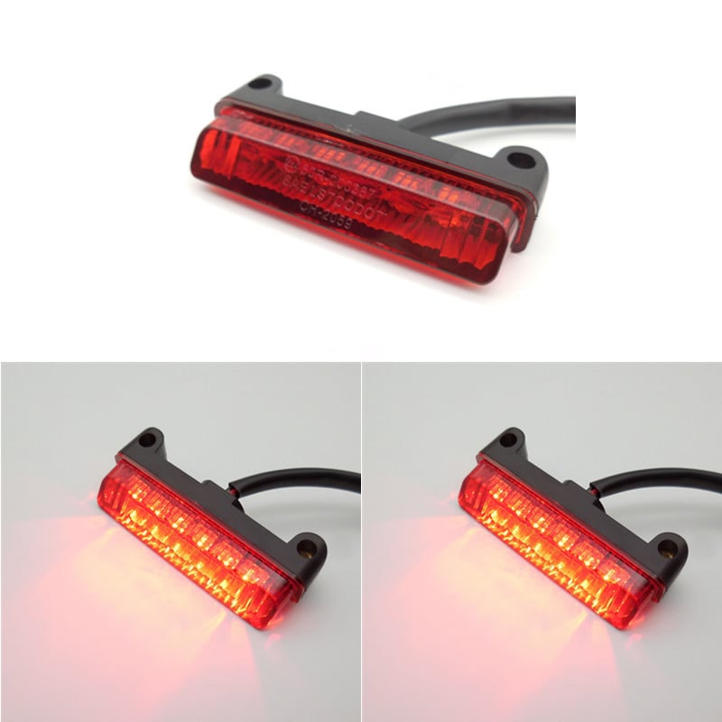 LED задна светлина CH-2059 за мотоциклет и офроуд EV – 11 диода, 12V, 0.3W работна светлина, 1.26W спирачна, ABS корпус, 80 000 lm, 6000K, 50 000 ч