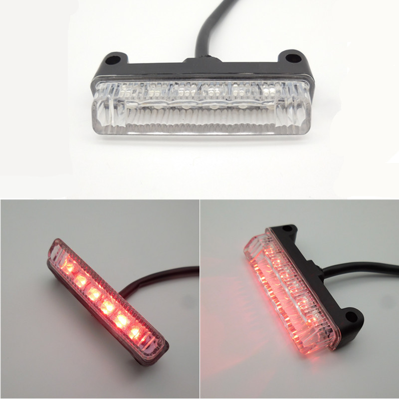 LED задна светлина CH-2059 за мотоциклет и офроуд EV – 11 диода, 12V, 0.3W работна светлина, 1.26W спирачна, ABS корпус, 80 000 lm, 6000K, 50 000 ч