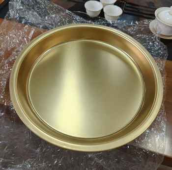 Nerezová kruhová platňa z nehrdzavejúcej ocele, brúsený povrch, štýl Nový čínsky štýl, nie je vhodná do mikrovlnky, možnosť tlače loga