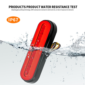 LED svjetlo kočnice za prikolicu (model Ylf-td001) – 10-30V DC, 1.2W, 3000 lm, LED 2835