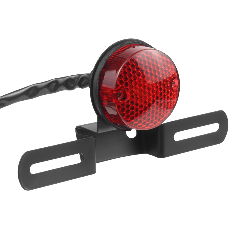 Zadné svetlo na motorku JH2, 5W, 12V, žiarovka, univerzálna kompatibilita s Harley, Jialing, Honda