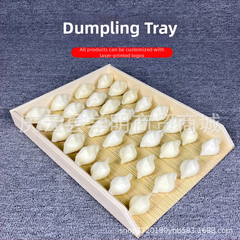 Puidust pelmeenideplaat, ristkülikukujuline, virnastatav, nordliku stiiliga