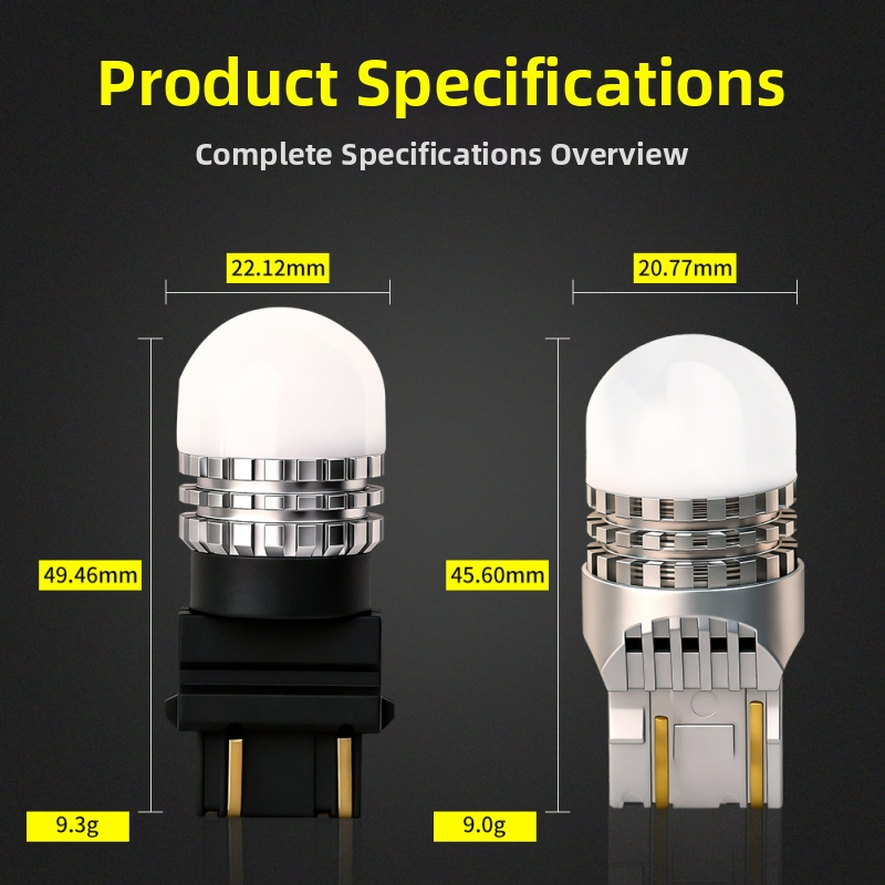 LED svjetlo za kočnice automobila 7443-9SMD-3030, 12V, 6.96W, 636.49lm