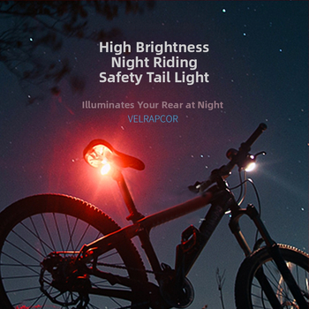 Stražnja svjetiljka za bicikl s inteligentnom vibracijskom indukcijom kočenja, LED osvjetljenje, ABS materijal, punjiva, ručna generacija energije