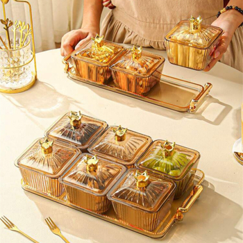 Staklena posuda za voće za dnevni boravak, jednostavan stil, prvoklasna kvaliteta