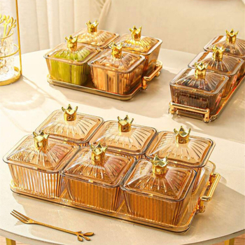 Staklena posuda za voće za dnevni boravak, jednostavan stil, prvoklasna kvaliteta