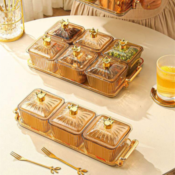 Staklena posuda za voće za dnevni boravak, jednostavan stil, prvoklasna kvaliteta