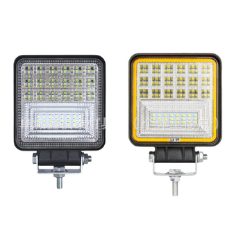 LED Работна светлина с COB прожектор за автомобили, камиони и мотокари – 126W, 12-80V, алуминиев корпус